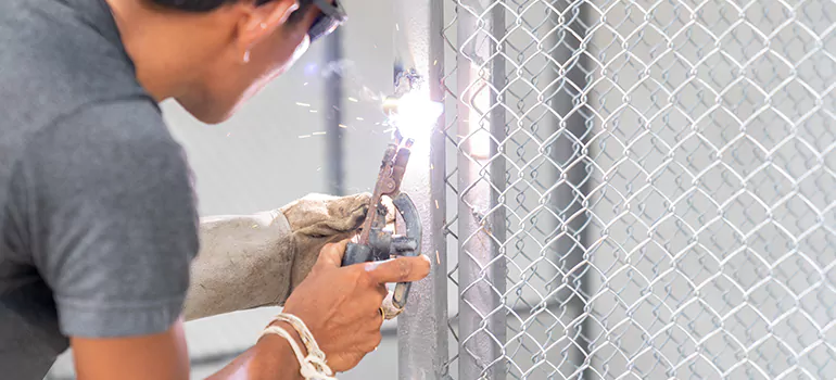 Commercial Mesh Door Repair in Venice, FL